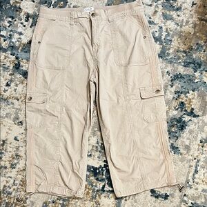 CURVE appeal Cottonblend Women’s Pants Size 16x33 Stretch Waist Ankle Drawstring